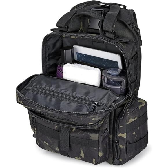 Sling Bag Backpack with Adjustable Camo - Picture 5 of 6